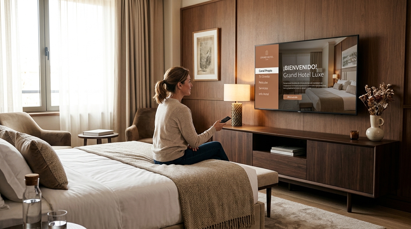 CMS IPTV para Hoteles: Canal TV Corporativo Propio