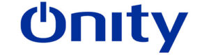 Logotipo oficial de Onity, proveedor líder en sistemas de cerraduras electrónicas para hoteles