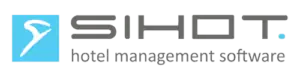 Logotipo oficial de Sihot PMS, sistema de gestión hotelera