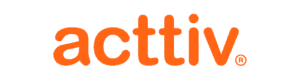 Logotipo oficial de Acttiv, empresa especializada en animación y entretenimiento hotelero