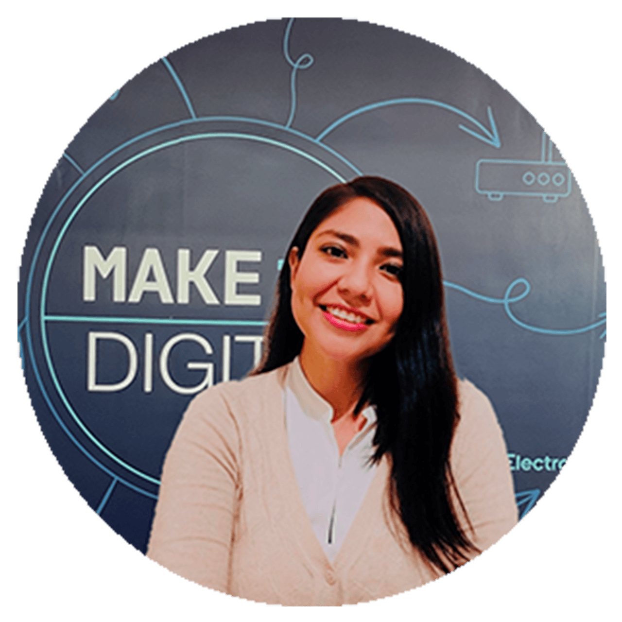 Janet del equipo de ventas de Hoteligy en México