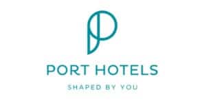 Logotipo da rede de hotéis Port Hotels
