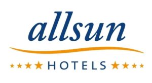 Logotipo da Allsun Hotels, um grupo hoteleiro cliente da Hoteligy