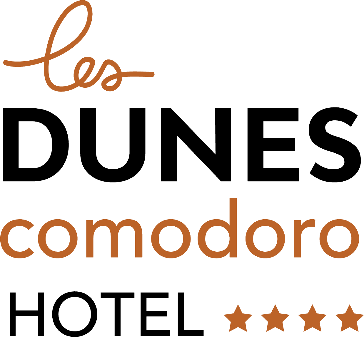 Logotipo do hotel Les Dunes Comodoro, um cliente Hoteligy