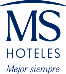 Logotipo da MS Hoteles, cliente Hoteligy